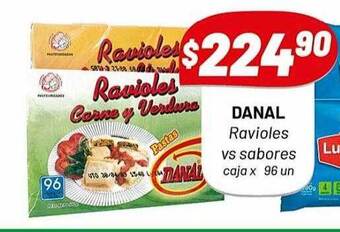 Almacor Danal ravioles vs sabores oferta