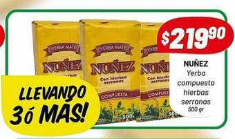 Almacor Nuñez yerba compuesta hierba serranas oferta