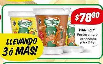 Almacor Manfrey postre entero oferta