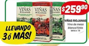 Almacor Viñas riojanas vino de mesa blanco tinto oferta