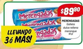 Almacor Merengadas galleta dulce rellena merengue oferta