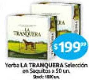 Cordiez Yerba la tranquera selección en saquitos oferta
