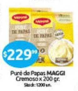 Cordiez Puré de papas maggi cremoso oferta