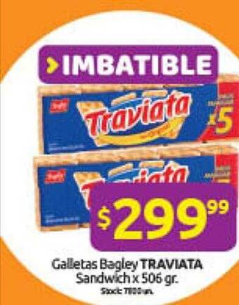 Cordiez Galletas bagley traviata sandwich oferta