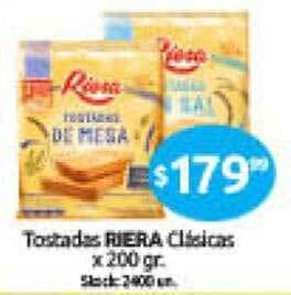 Tostadas riera clásicas