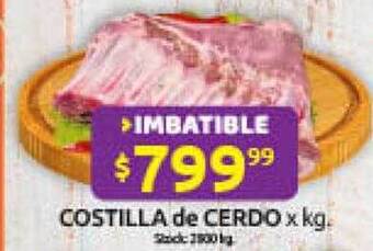 Cordiez Costilla de cerdo oferta
