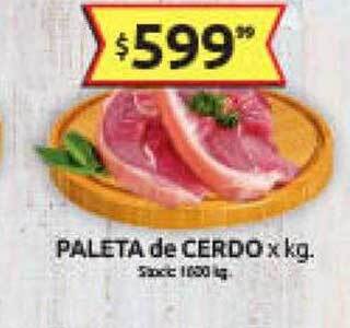 Cordiez Paleta de cerdo oferta