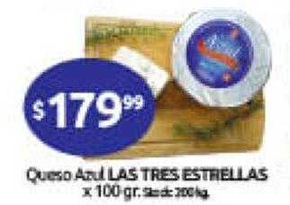 Cordiez Queso azul las tres estrellas oferta