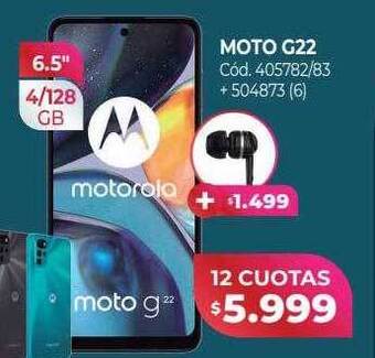 Naldo Lombardi Moto g22 oferta