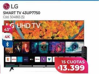Naldo Lombardi Lg smart tv 43up7750 oferta