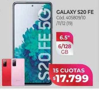 Naldo Lombardi Galaxy s20 fe oferta