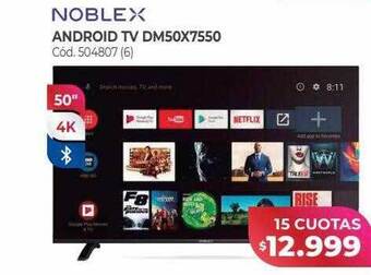 Naldo Lombardi Noblex android tv dm50x7550 oferta