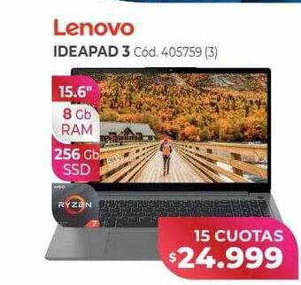 Naldo Lombardi Lenovo ideapad 3 oferta