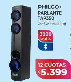 Naldo Lombardi Philco parlante tap350 oferta