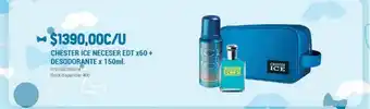 Chester Ice Neceser Edt x60 + Desodorante x 150ml
