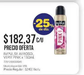 Impulse Aerosol Very Pink x 150ml