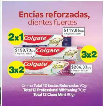 La Santé Colgate Total 12 Professional Whitening 70gr oferta