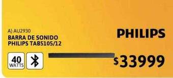 Cetrogar Barra de sonido philips tab5105 12 oferta