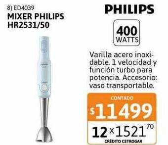 Cetrogar Mixer philips hr2531 50 oferta