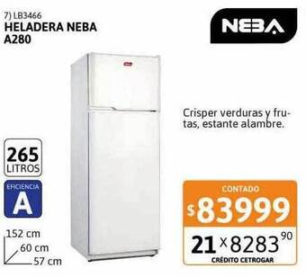 Cetrogar Heladera neba a280 oferta