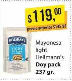 Supermercados Damesco Mayonesa light hellmann's oferta