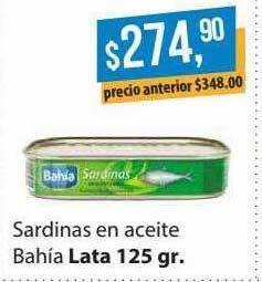 Supermercados Damesco Sardinas en aceite bahia oferta