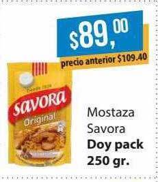 Supermercados Damesco Mostaza savora oferta