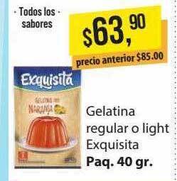 Supermercados Damesco Gelatina regular o light exquisita oferta
