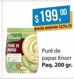 Supermercados Damesco Puré de papas knorr oferta