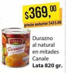 Supermercados Damesco Durazno al natural en mitades canale oferta