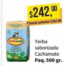 Supermercados Damesco Yerba saborizada cachamate oferta