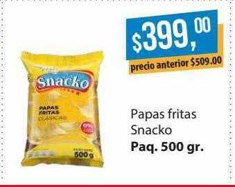 Supermercados Damesco Papas fritas snacko oferta