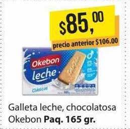 Supermercados Damesco Galleta leche chocolatosa okebon oferta