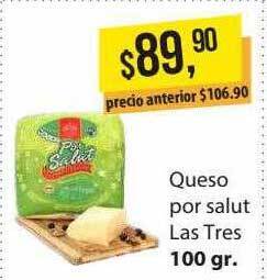 Supermercados Damesco Queso por salut las tres oferta