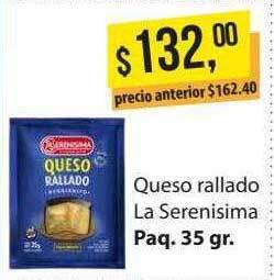 Supermercados Damesco Queso rallado la serenisima oferta