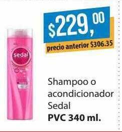 Supermercados Damesco Shampoo o acondicionador sedal oferta