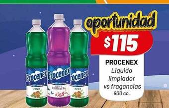 Almacor Procenex liquido limpiador vs fragancias oferta