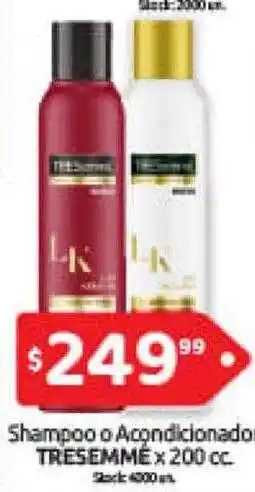 Cordiez Shampoo o acondicionador tresemmé oferta