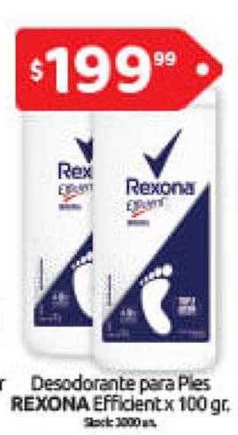 Cordiez Desodorante para pies rexona efficient oferta