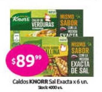 Cordiez Caldos knorr sal exacta oferta