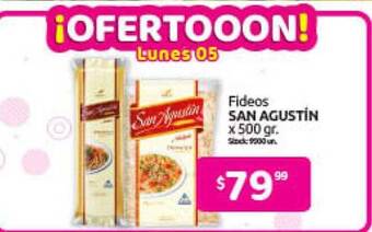 Cordiez Fideos san agustin oferta