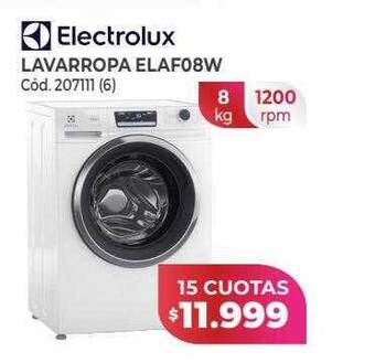 Naldo Lombardi Electrolux lavarropa elaf08w oferta