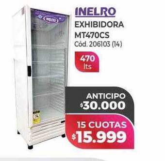 Naldo Lombardi Inelro exhibidora mt470cs oferta