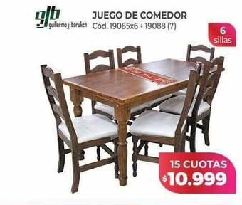 Naldo Lombardi Juego de comedor gjb oferta
