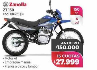 Naldo Lombardi Zanella zt 150 oferta