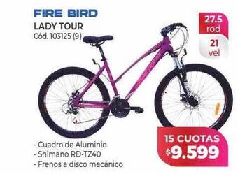 Naldo Lombardi Fire bird lady tour oferta