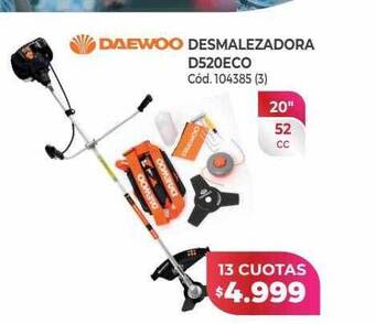 Naldo Lombardi Daewoo desmalezadora d520eco oferta