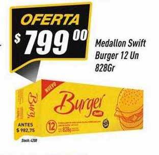 Supermercados Comodin Medallon swift burger oferta