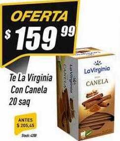 Supermercados Comodin Te la virginia con canela oferta