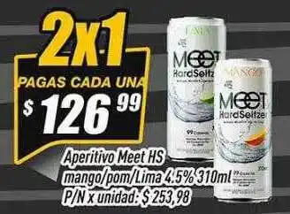 Supermercados Comodin Aperitivo meet hs mango pom lima oferta
